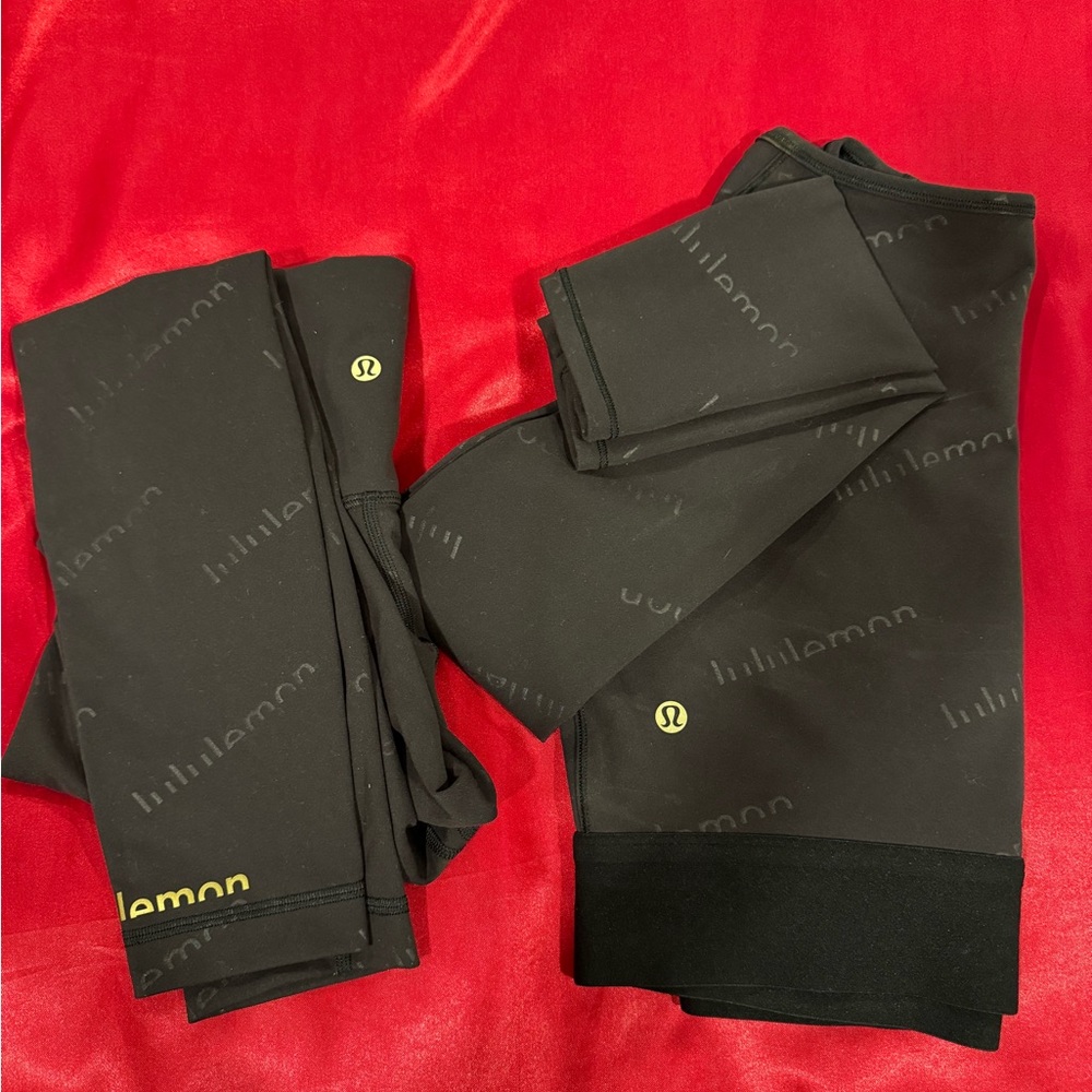 Lululemon Wunder Train leggings 25” and matching top. 
Size 2 *special edition